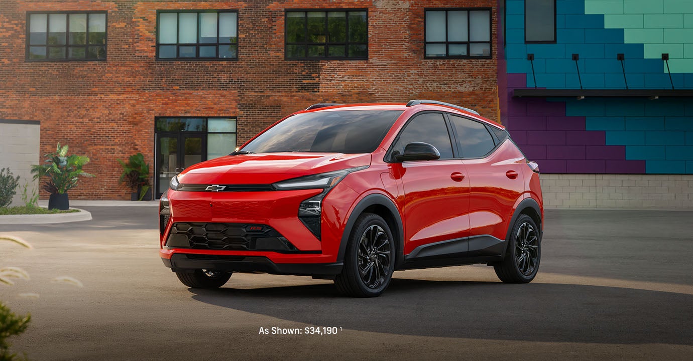 2027 red Chevy Bolt EV conquers range anxiety