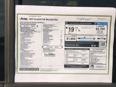 2022 Jeep Gladiator Mojave