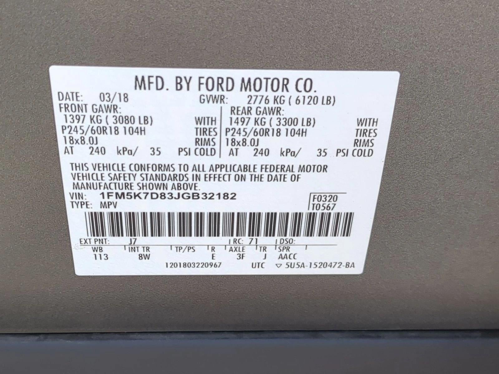 2018 Ford Explorer XLT