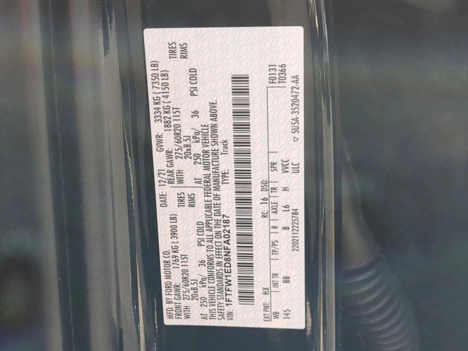 2022 Ford F-150 Platinum
