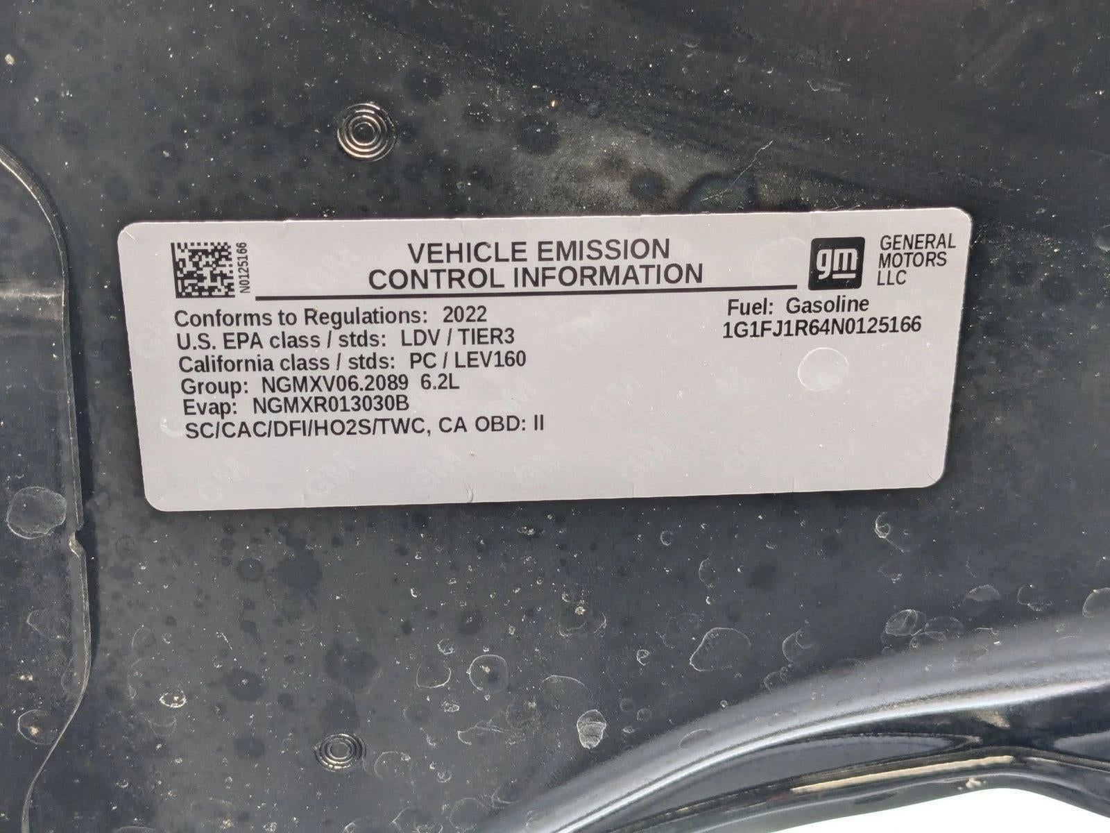 2022 Chevrolet Camaro ZL1