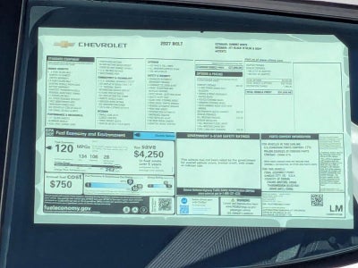 2027 Chevrolet Bolt LT