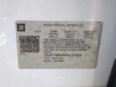 2019 Chevrolet Bolt EV LT