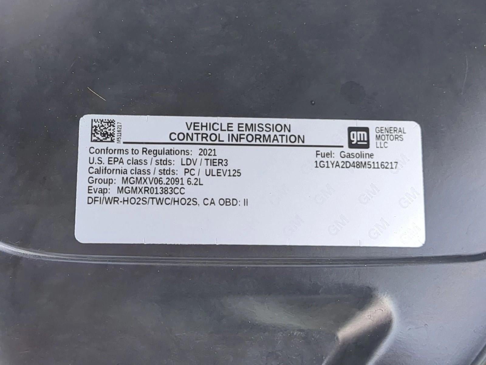 2021 Chevrolet Corvette Stingray 1LT