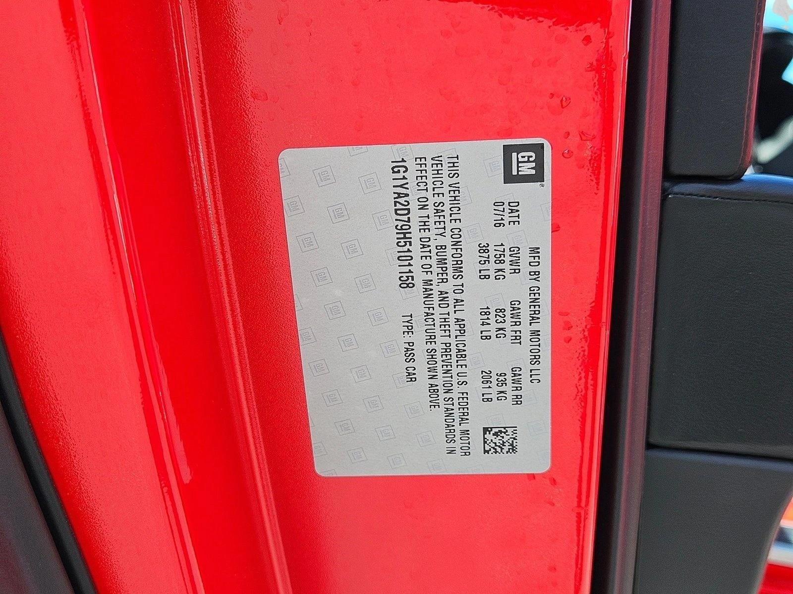 2017 Chevrolet Corvette Stingray 1LT