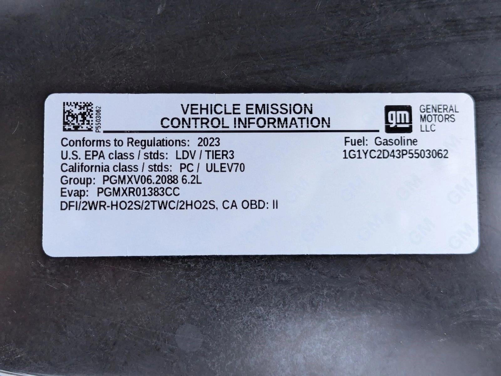 2023 Chevrolet Corvette Stingray 3LT