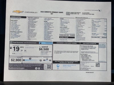 2023 Chevrolet Corvette Stingray 3LT