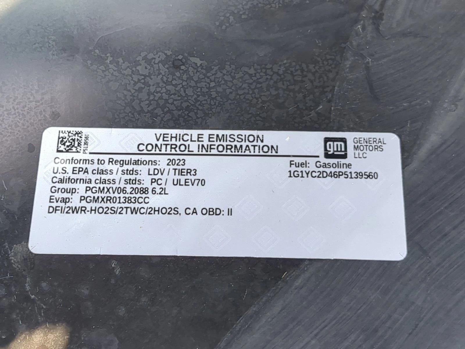 2023 Chevrolet Corvette Stingray 3LT