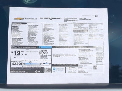 2023 Chevrolet Corvette Stingray 3LT