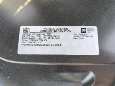 2026 Chevrolet Corvette Z06 1LZ