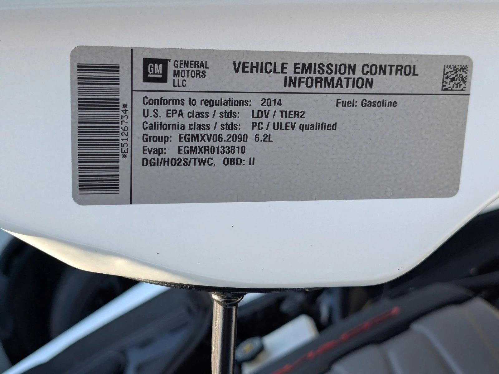 2014 Chevrolet Corvette Stingray 3LT