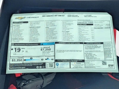 2025 Chevrolet Corvette E-Ray 2LZ