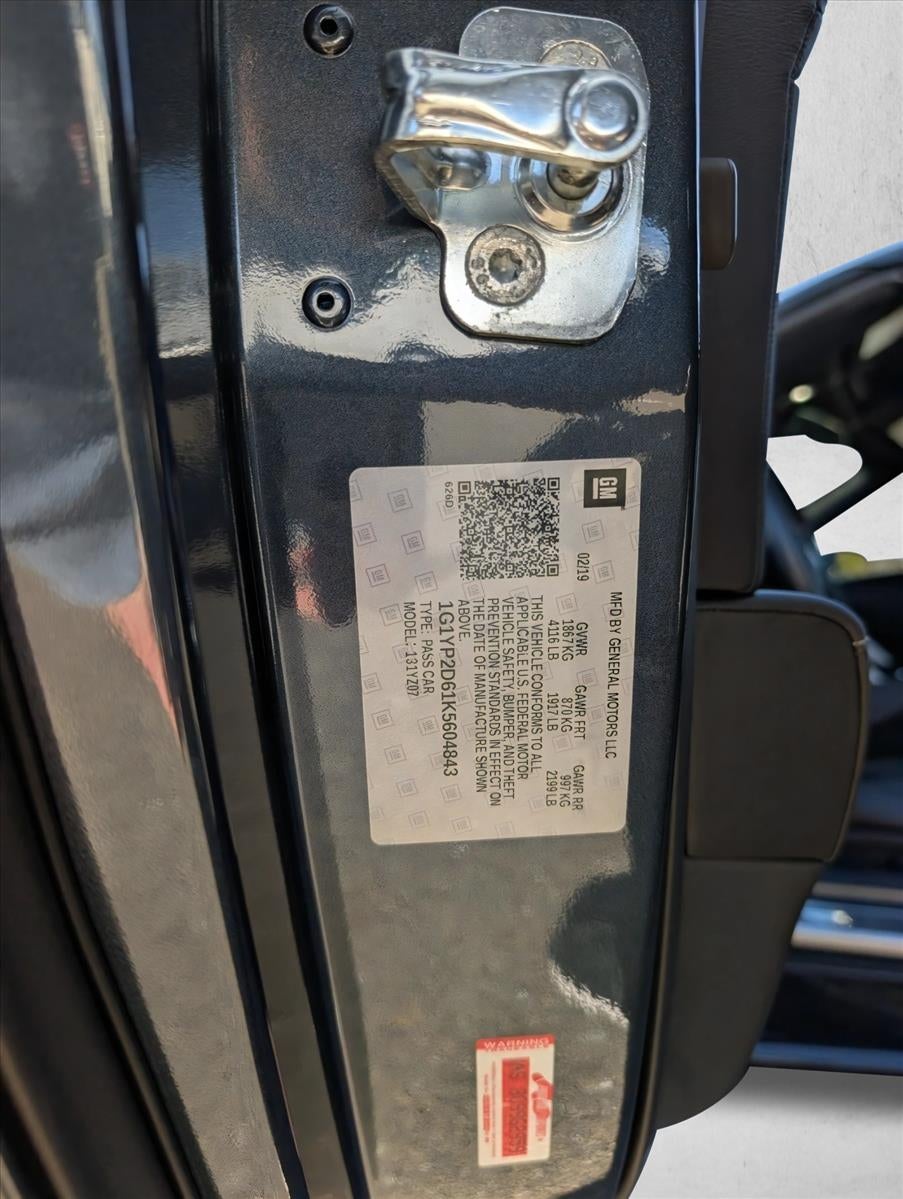 2019 Chevrolet Corvette Z06 Z06 1LZ