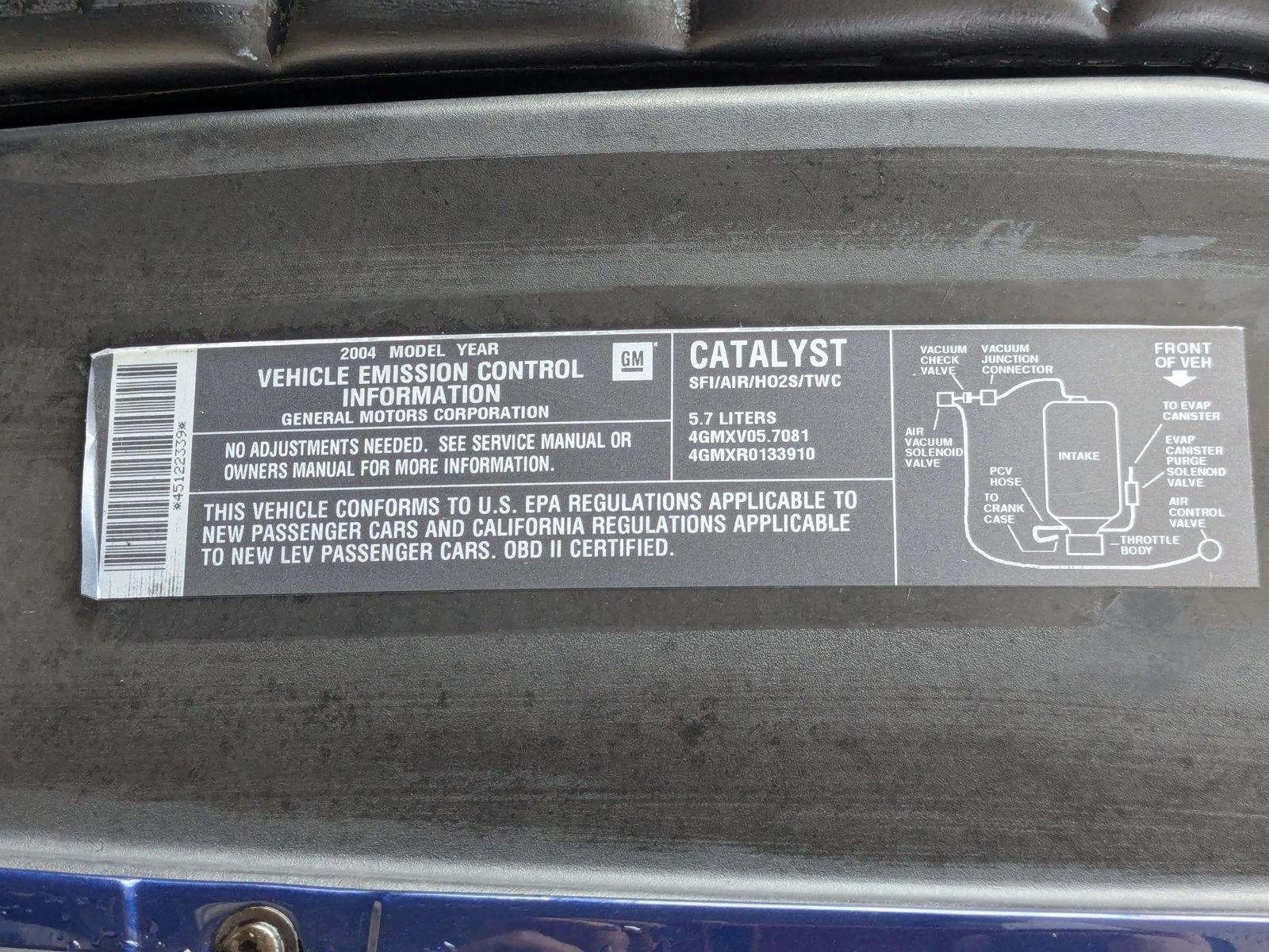 2004 Chevrolet Corvette Base