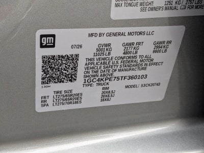 2026 Chevrolet Silverado 2500 HD LTZ