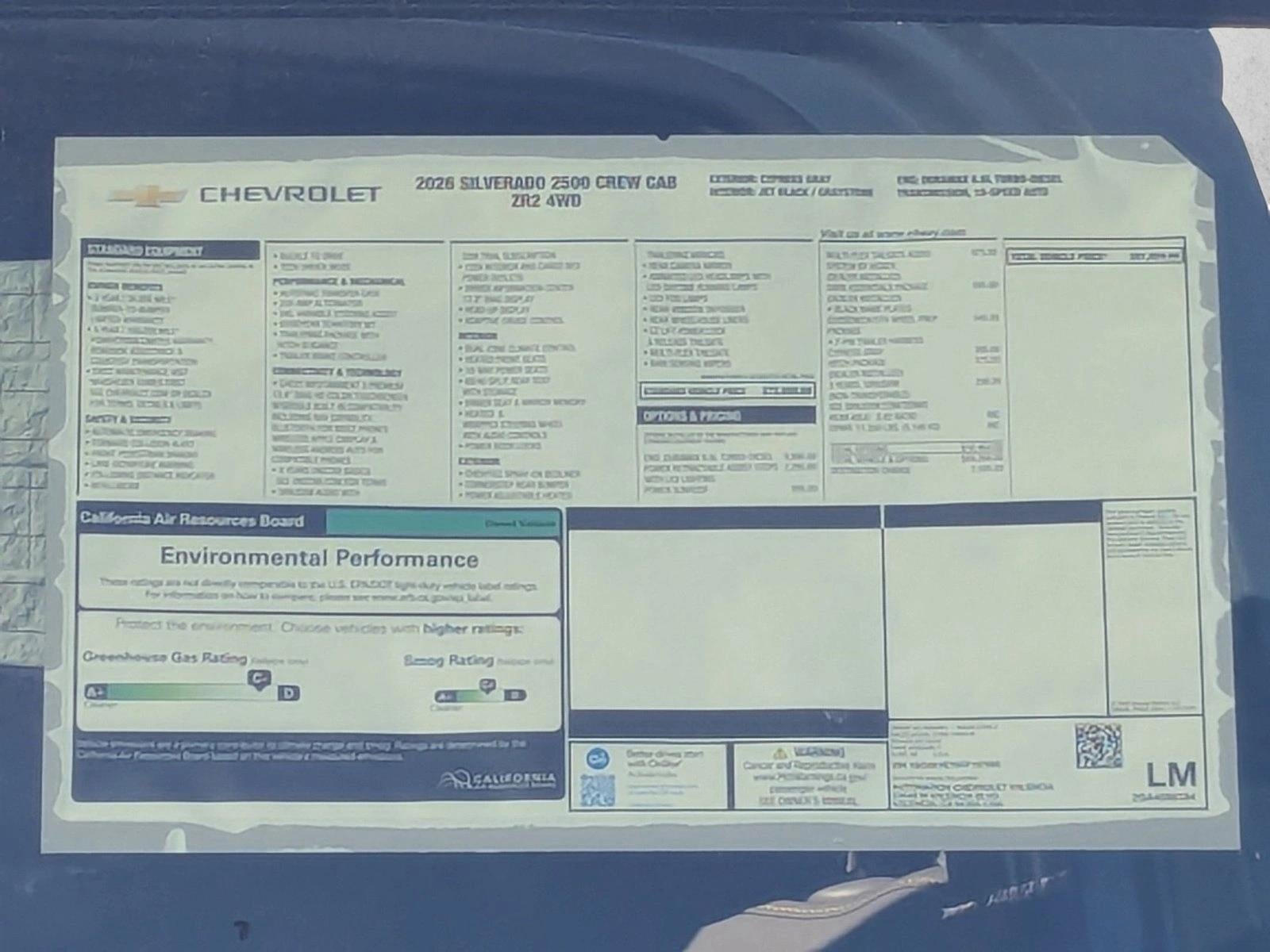 2026 Chevrolet Silverado 2500 HD ZR2