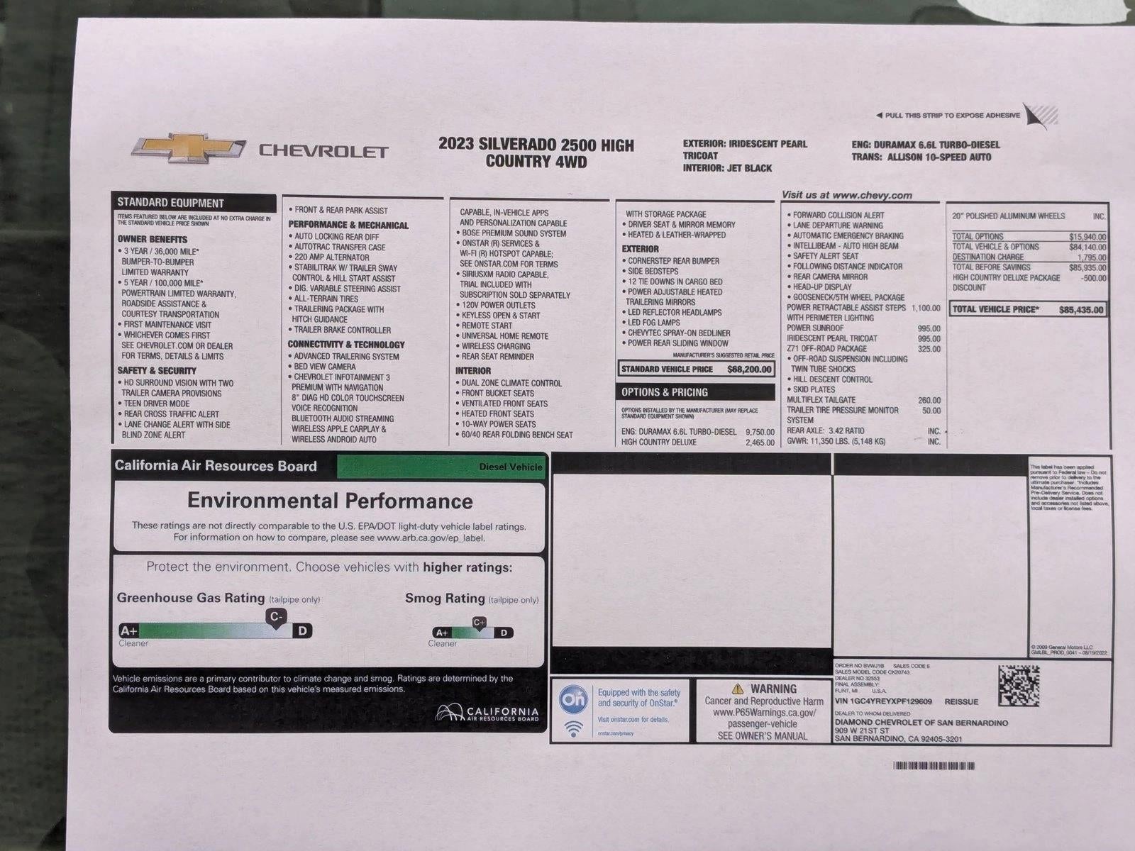 2023 Chevrolet Silverado 2500 HD High Country