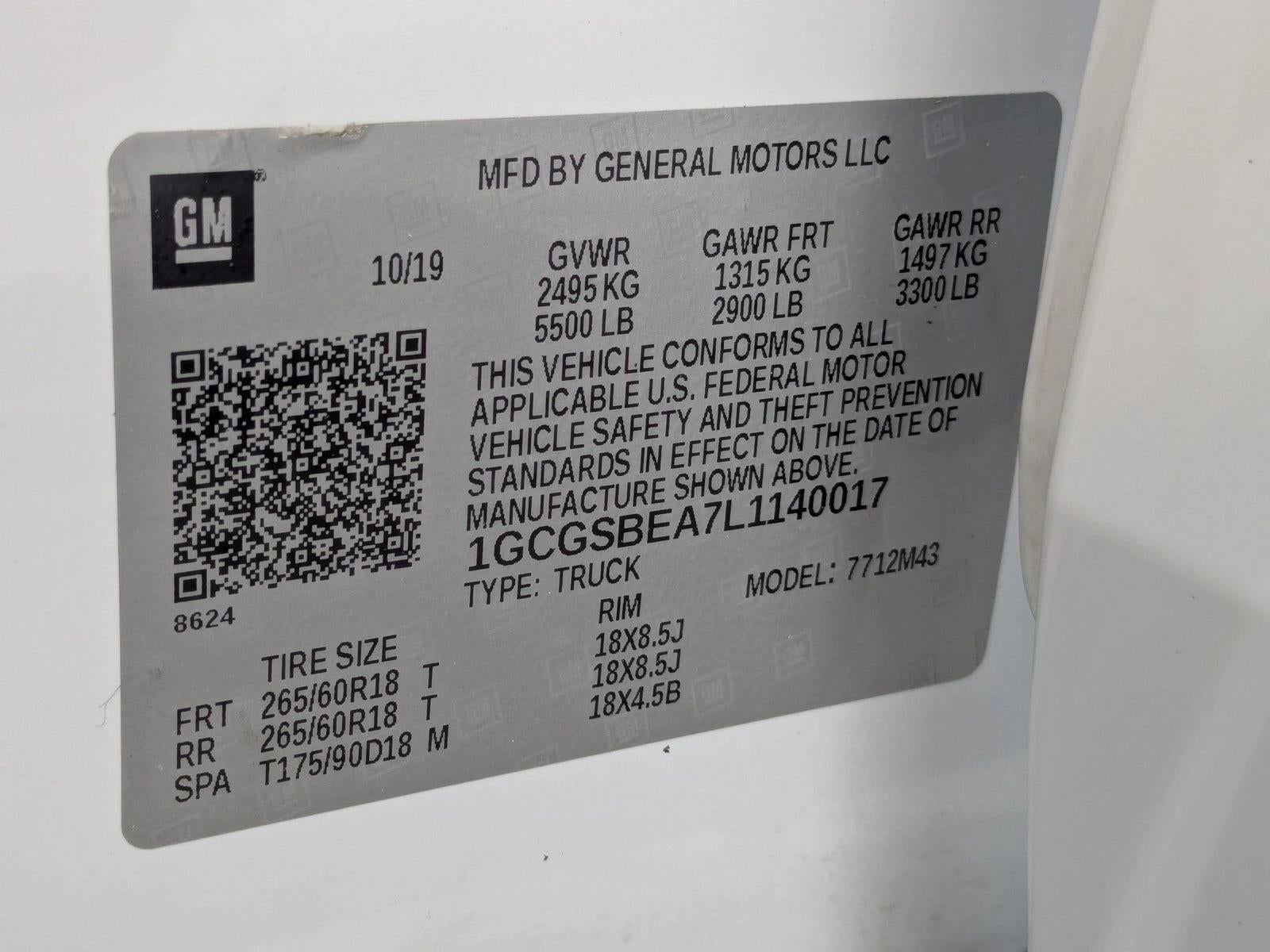 2020 Chevrolet Colorado WT