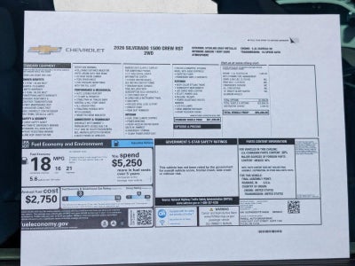 2026 Chevrolet Silverado 1500 RST