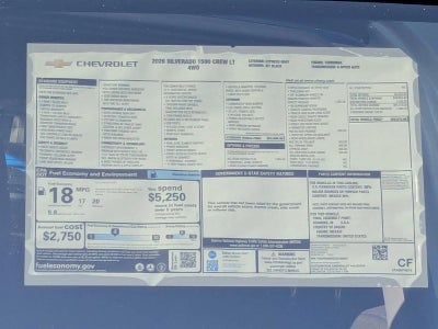 2026 Chevrolet Silverado 1500 LT