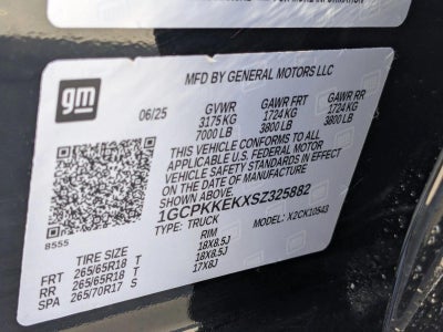 2025 Chevrolet Silverado 1500 LT (2FL)