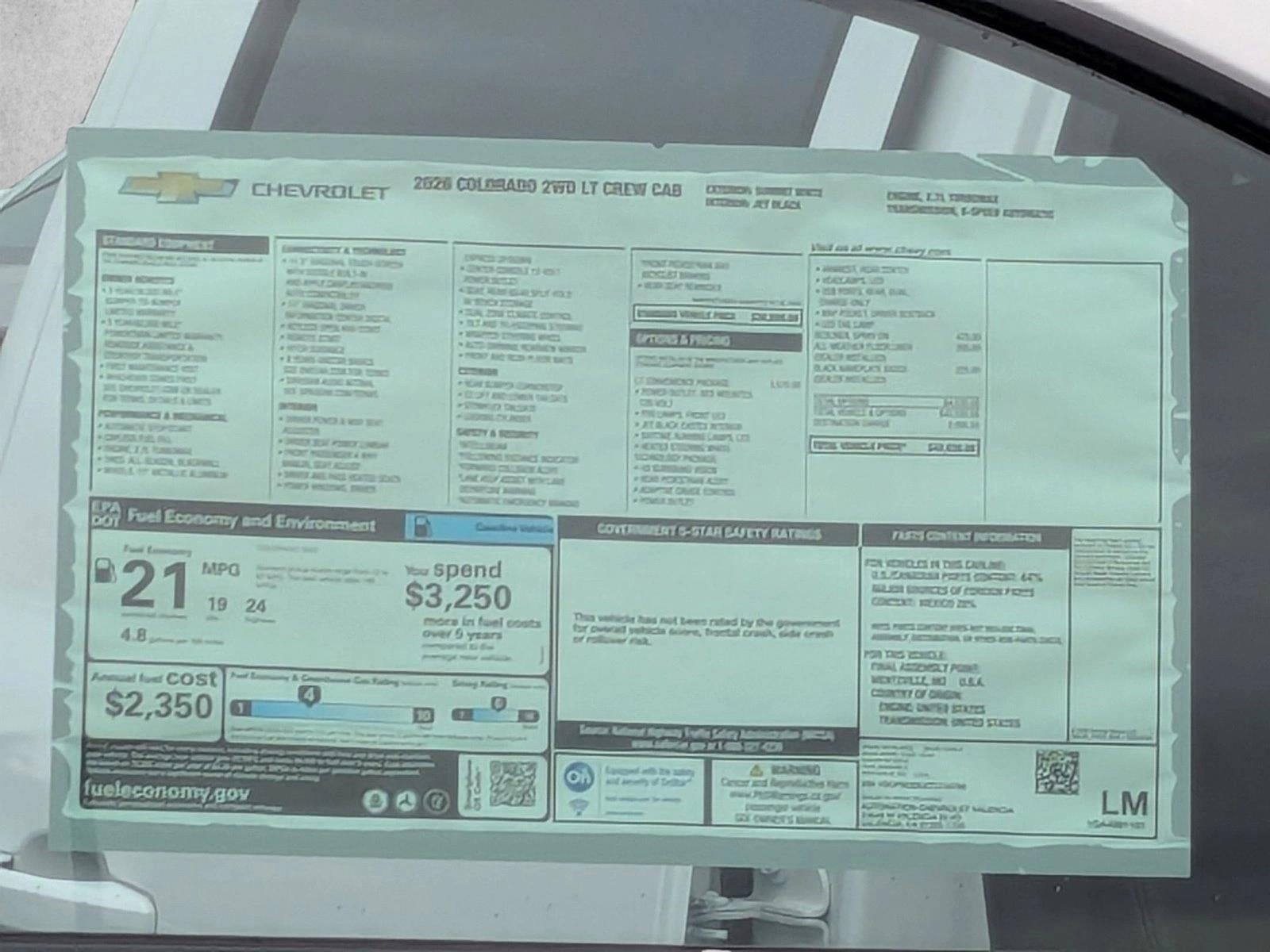 2026 Chevrolet Colorado LT