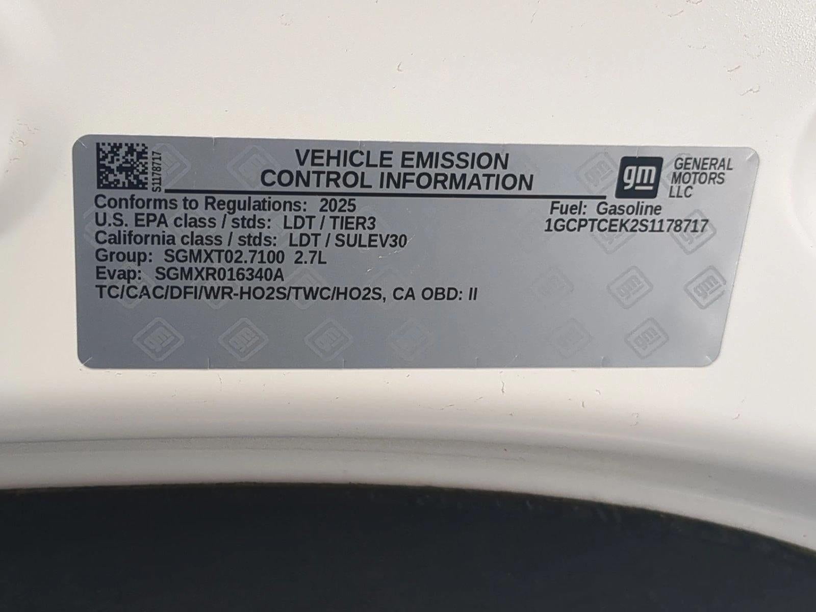 2025 Chevrolet Colorado WT/LT