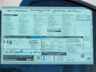 2026 Chevrolet Colorado Z71