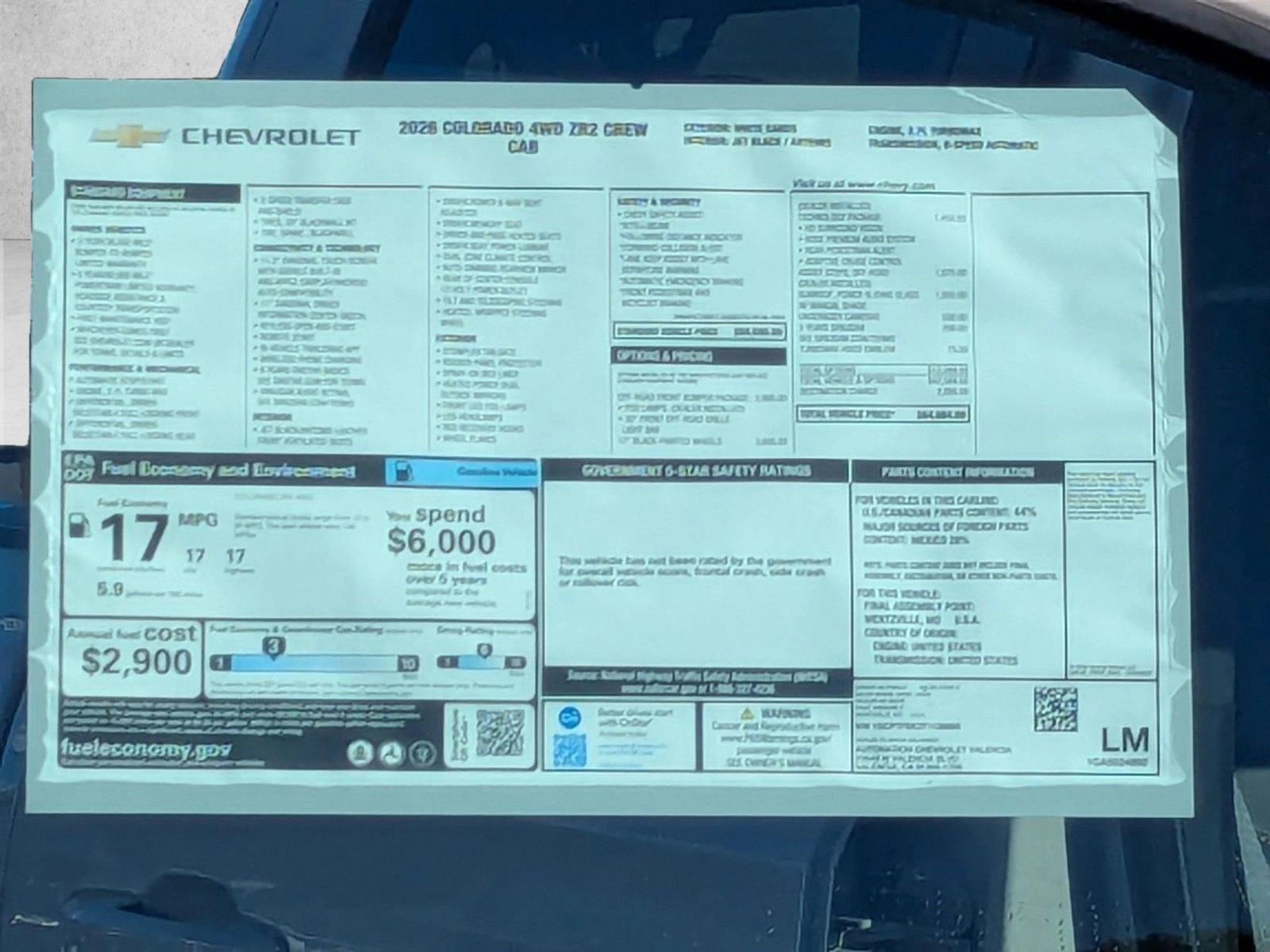 2026 Chevrolet Colorado ZR2