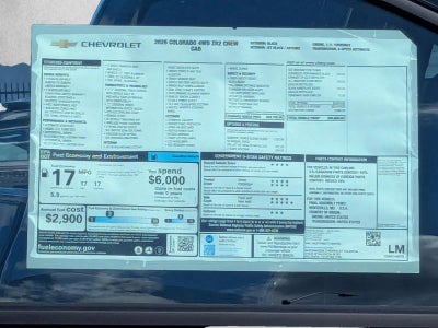 2026 Chevrolet Colorado ZR2