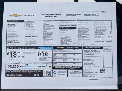 2020 Chevrolet Silverado 1500 LT Trail Boss