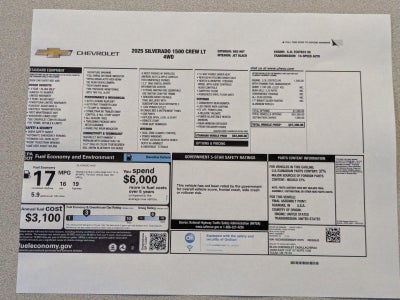 2025 Chevrolet Silverado 1500 LT