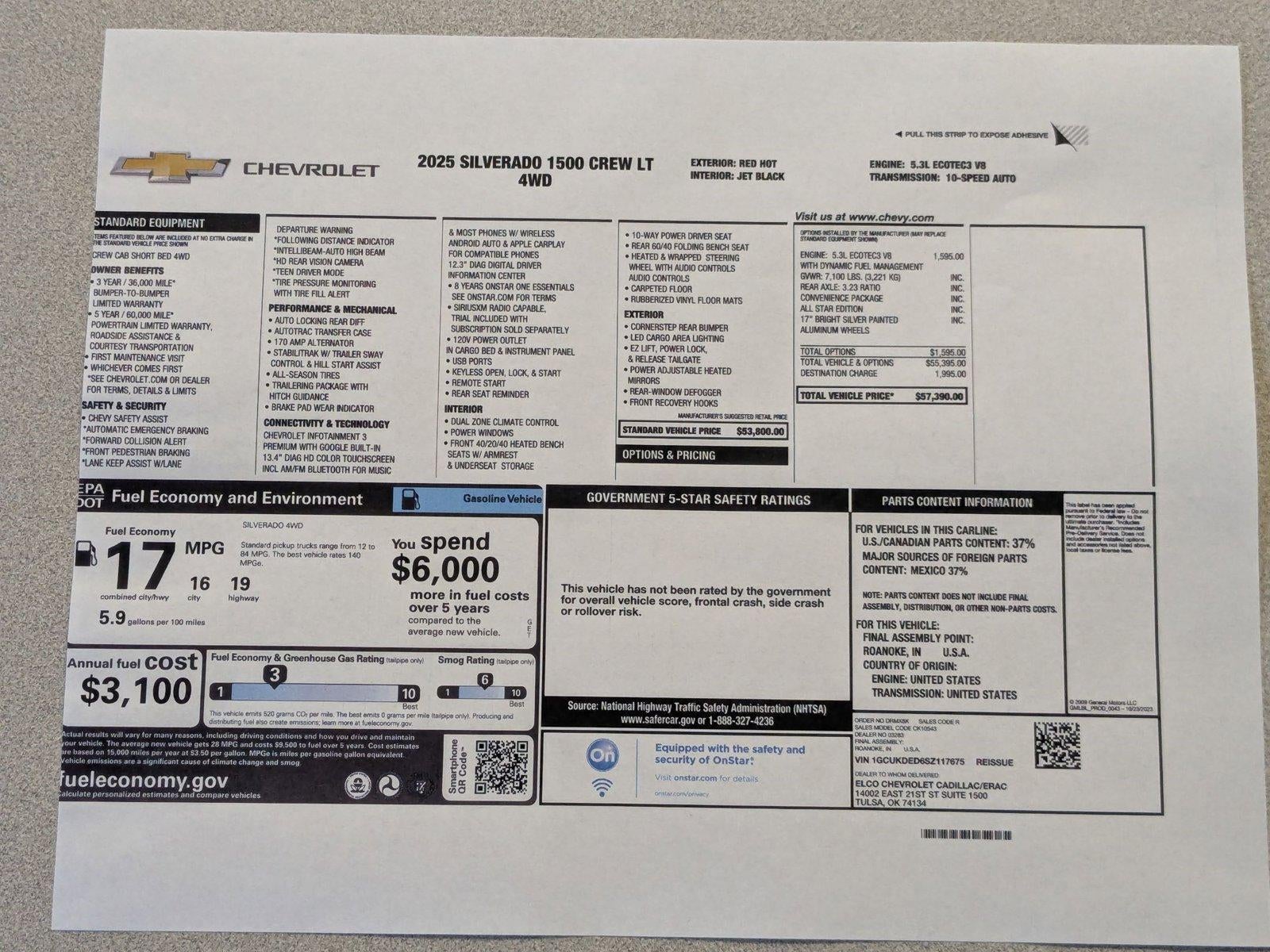 2025 Chevrolet Silverado 1500 LT