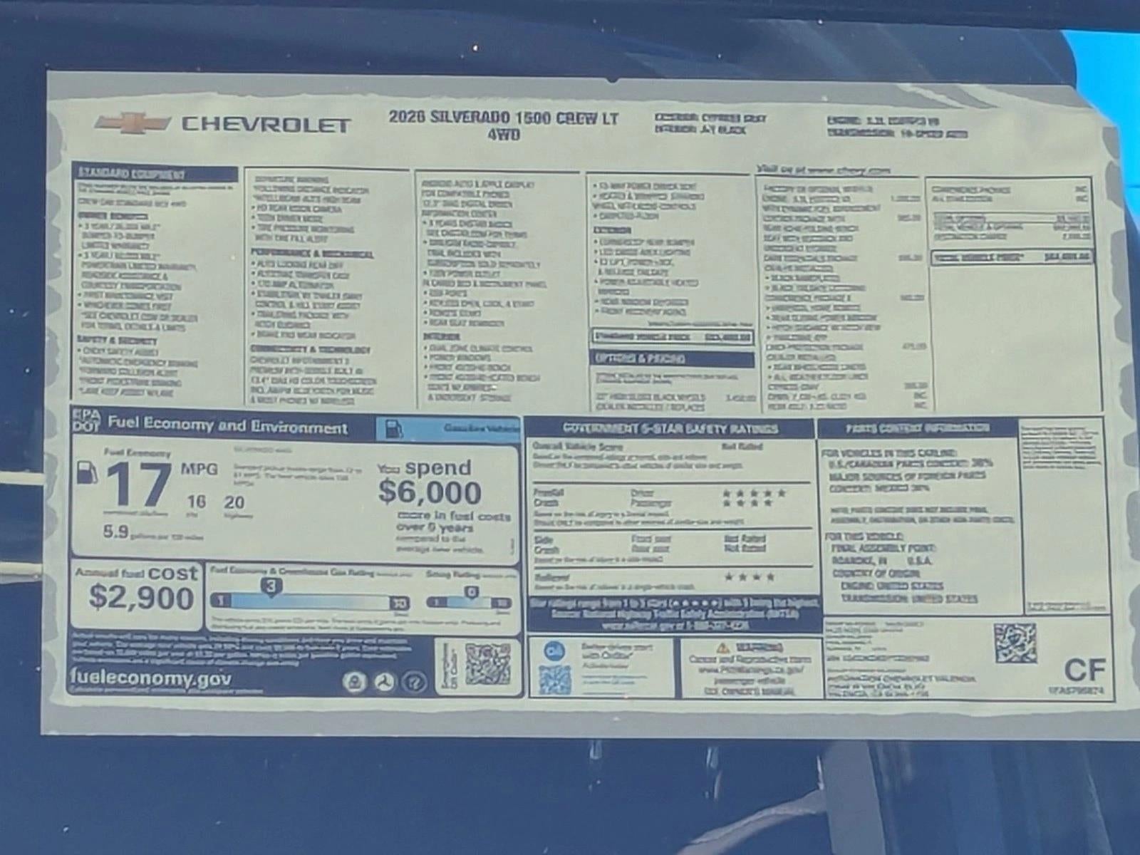 2026 Chevrolet Silverado 1500 LT