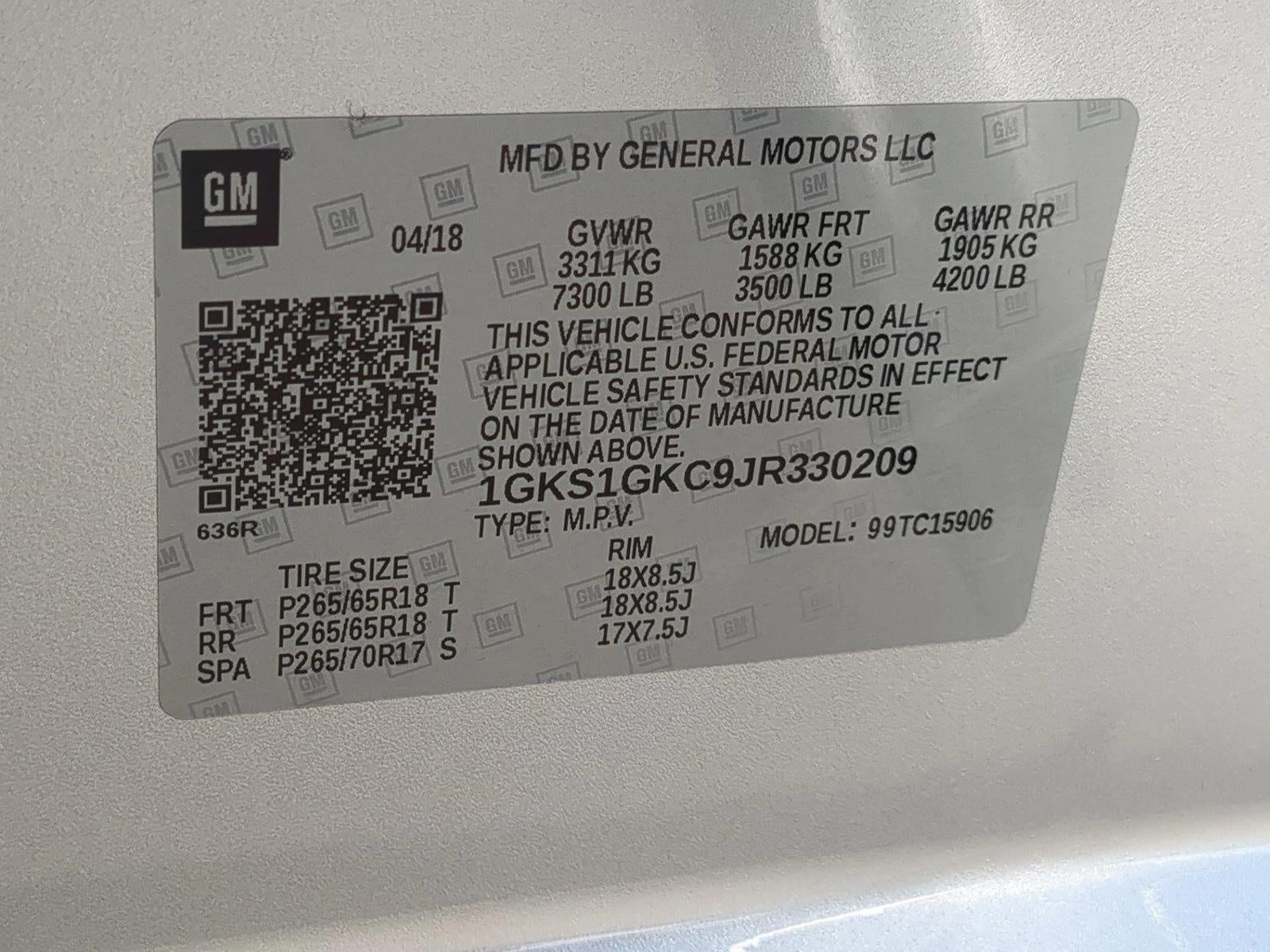 2018 GMC Yukon XL SLT