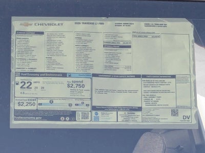 2026 Chevrolet Traverse LT