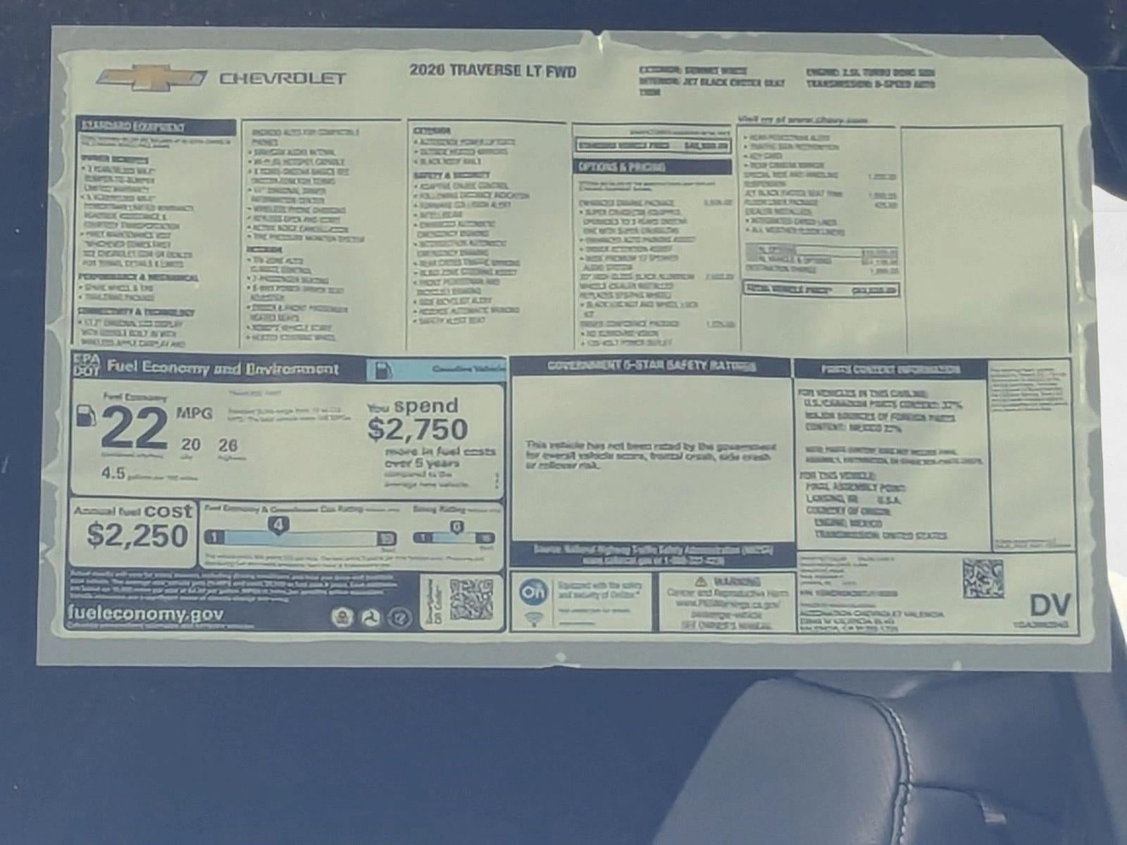 2026 Chevrolet Traverse LT