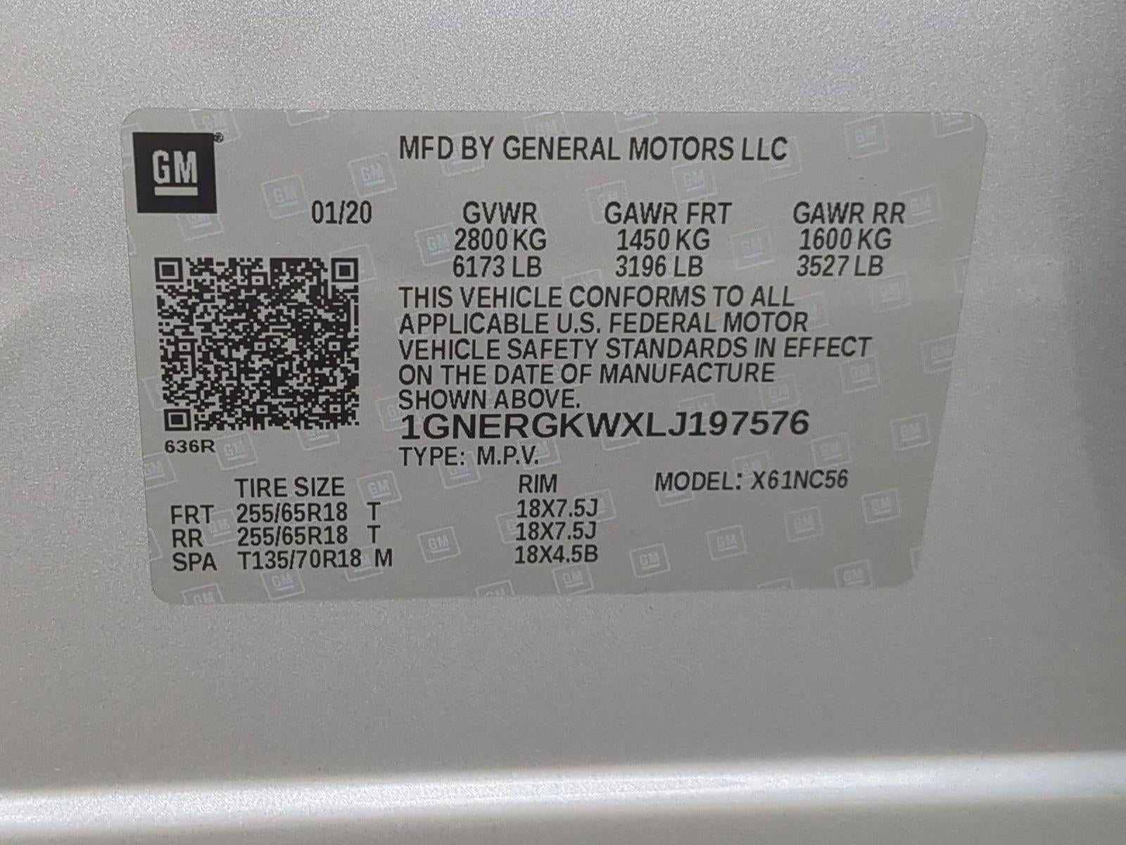 2020 Chevrolet Traverse LT Cloth