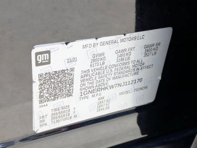 2022 Chevrolet Traverse LT Leather