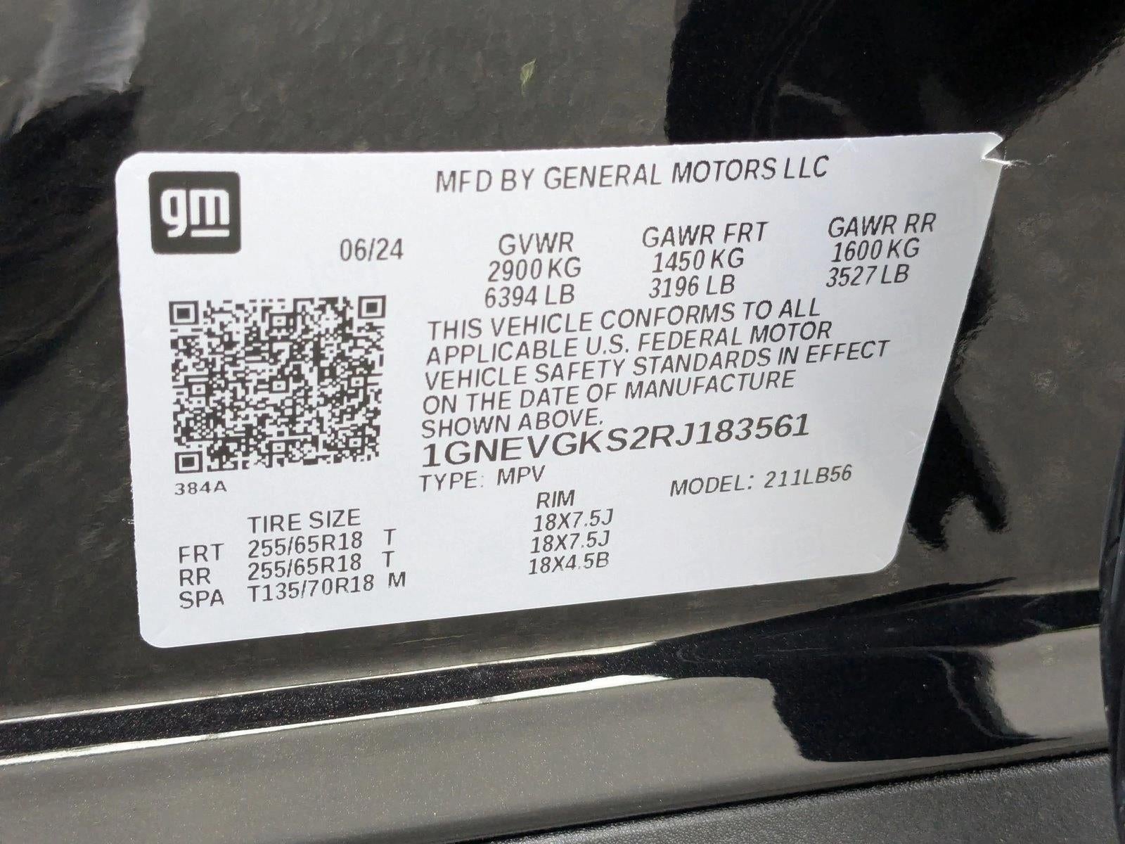 2024 Chevrolet Traverse LT