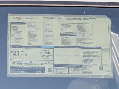 2026 Chevrolet Traverse Z71