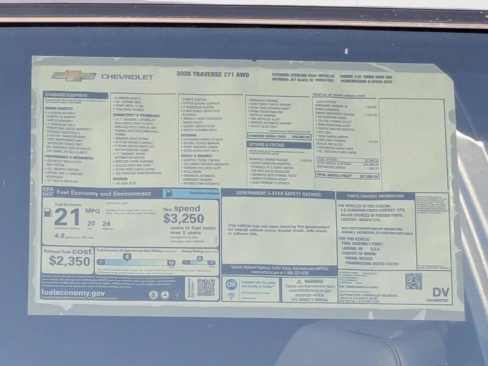 2026 Chevrolet Traverse Z71