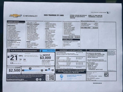 2025 Chevrolet Traverse Z71