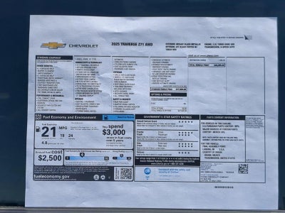 2025 Chevrolet Traverse Z71