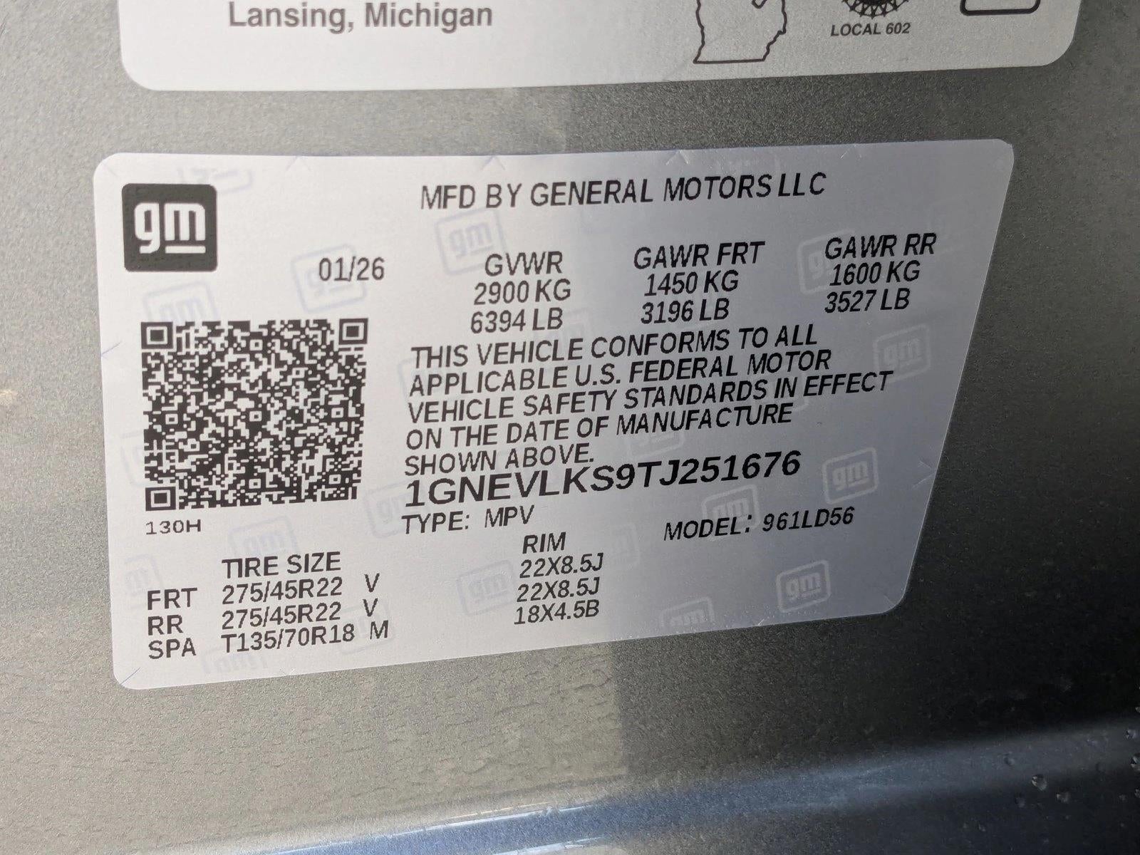 2026 Chevrolet Traverse RS