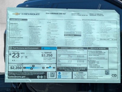 2026 Chevrolet Suburban RST
