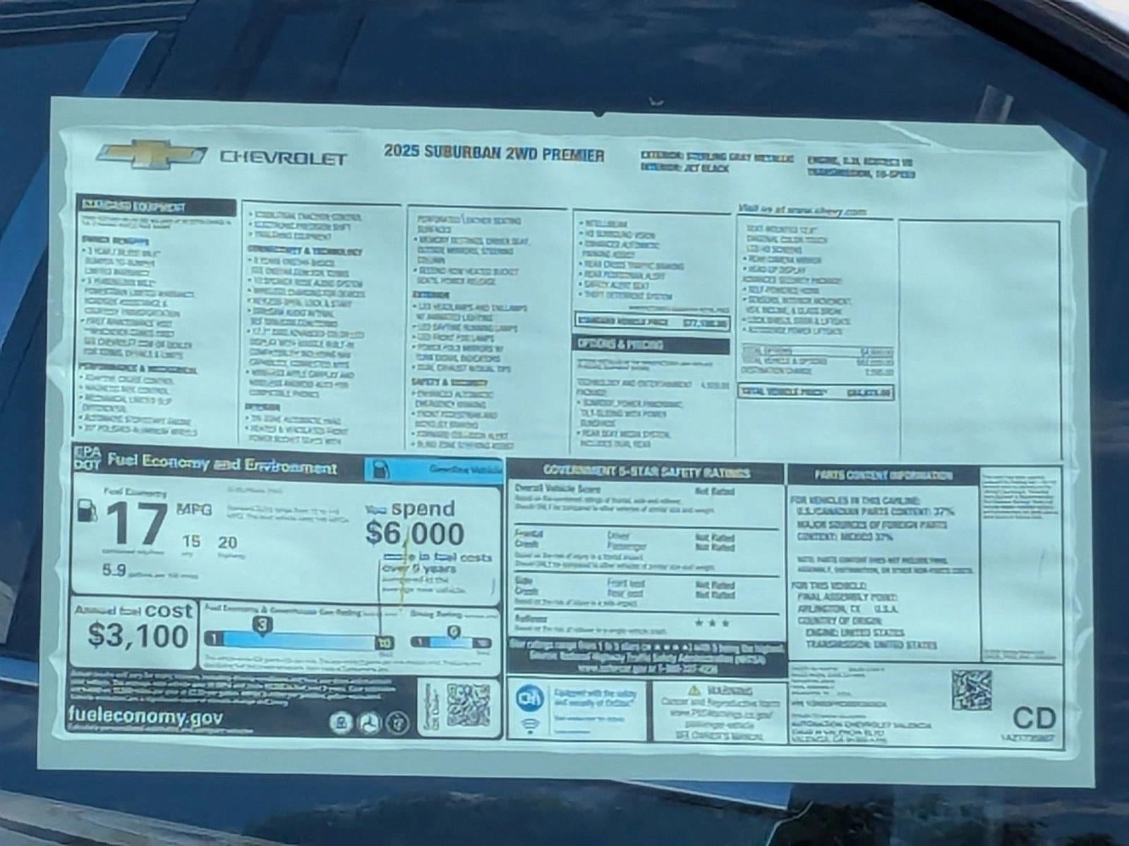 2025 Chevrolet Suburban Premier