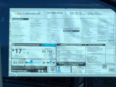 2026 Chevrolet Tahoe RST