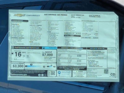 2025 Chevrolet Suburban Premier