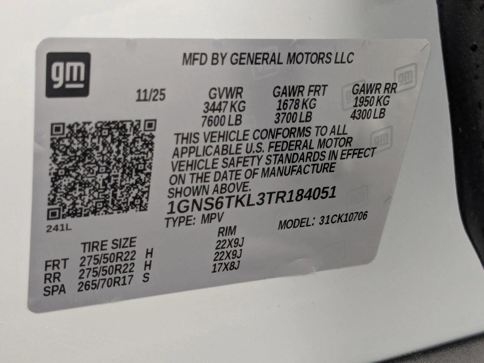 2026 Chevrolet Tahoe High Country